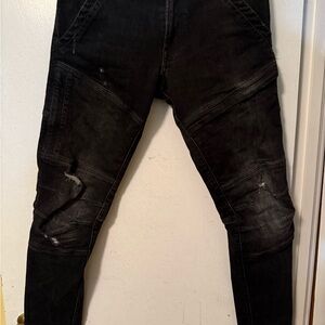 G-Star Men's Black Slim Jeans